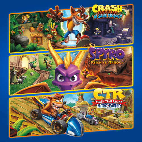 Crash + Spyro Triple Play Bundle PS5