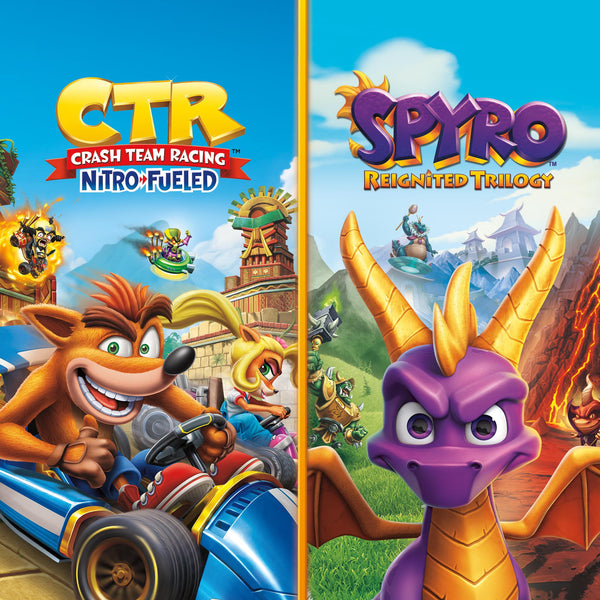 Crash Team Racing Nitro-Fueled + Spyro Game Bundle PS5