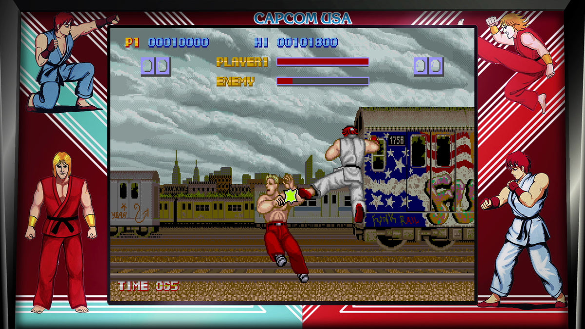 Street Fighter 30th Anniversary Collection PS4 - captura de gameplay 2