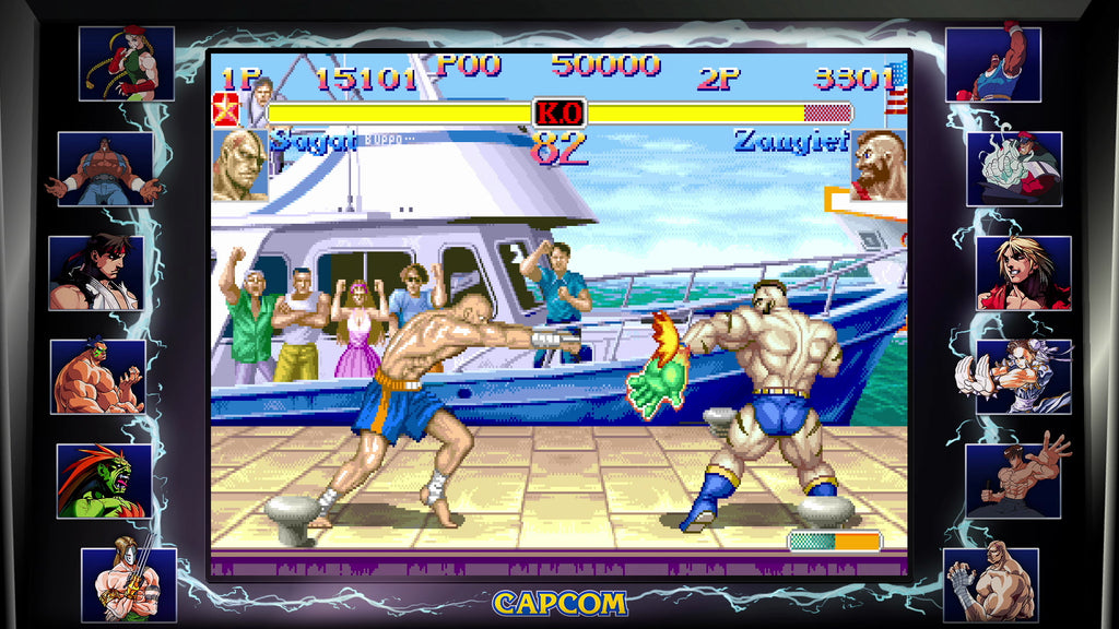 Street Fighter 30th Anniversary Collection PS4 - captura de gameplay 1
