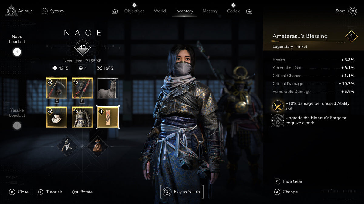 Assassin’s Creed Shadows PS5 - captura de gameplay 4