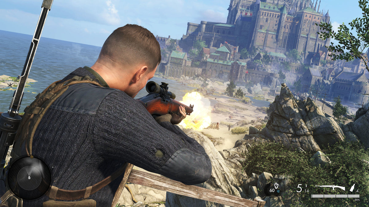 Sniper Elite 5 PS4 - captura de gameplay 1