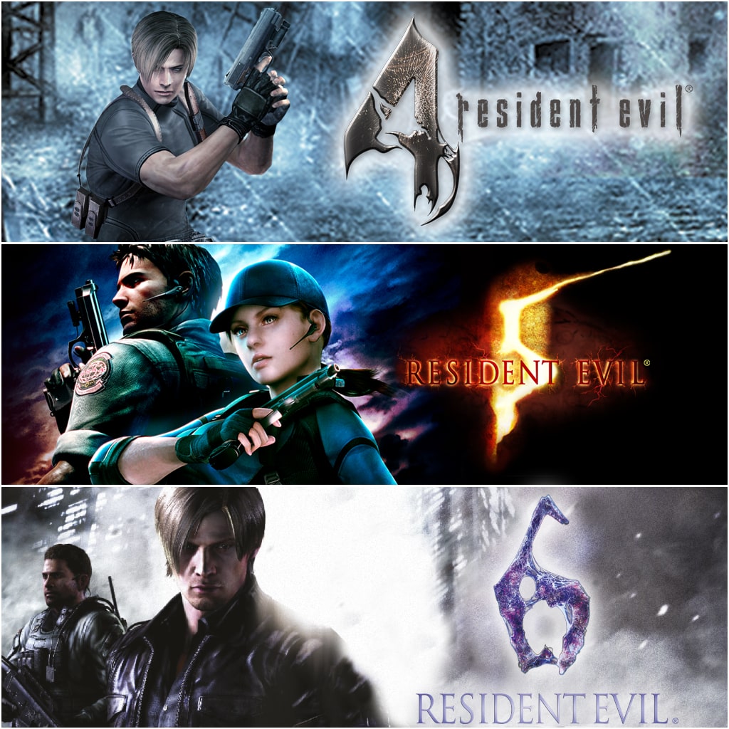 Resident Evil Triple Pack (RE 4, 5, 6) PS5