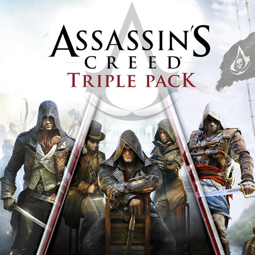 Assassin's Creed Triple Pack: Black Flag, Unity, Syndicate PS4