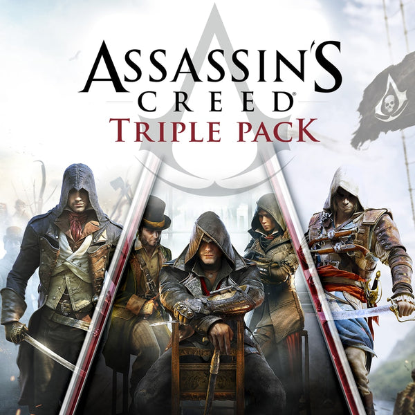 Assassin's Creed Triple Pack: Black Flag, Unity, Syndicate PS4