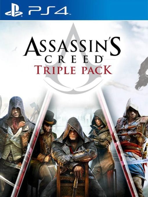 Assassins Creed Triple Pack Black Flag Unity Syndicate PS4