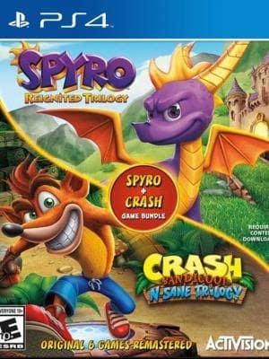 Crash + Spyro Triple Play Bundle PS4 (SECUNDARIO)