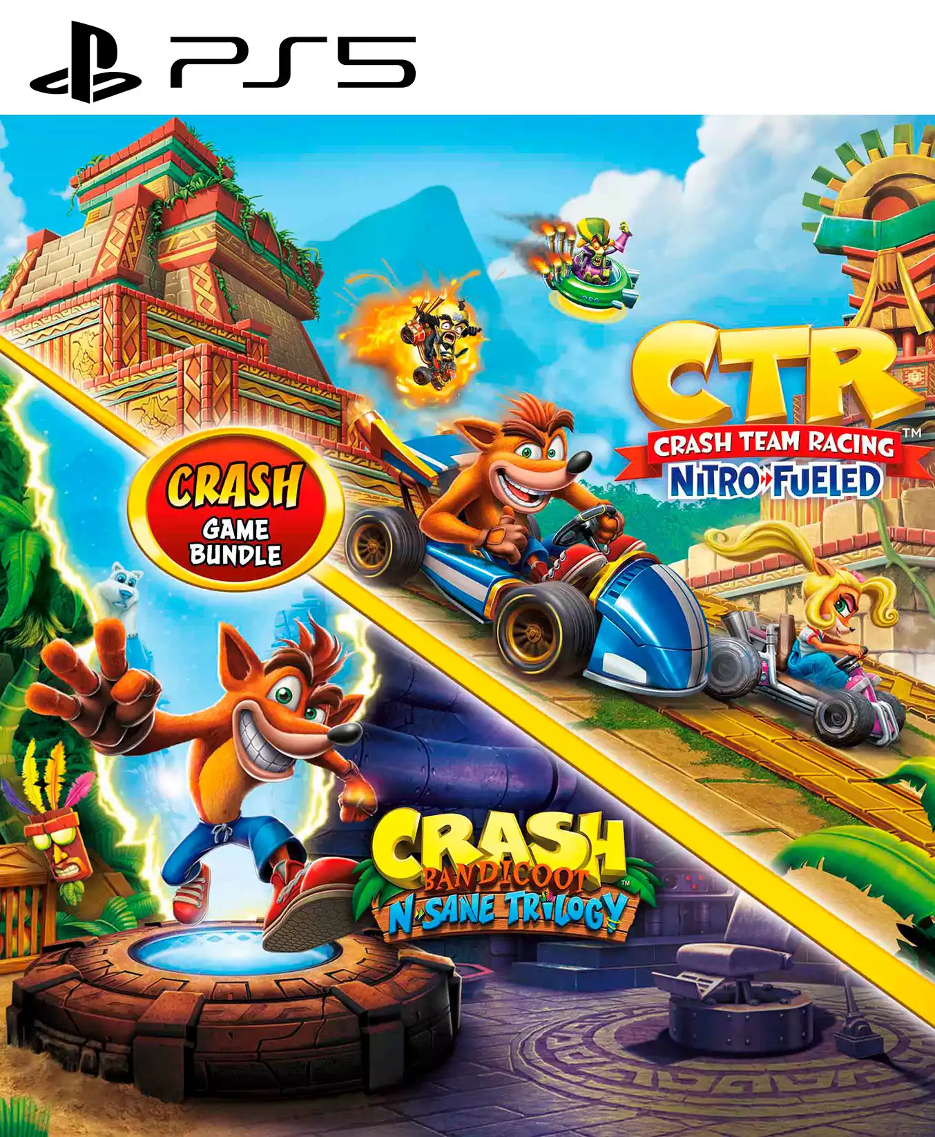 Crash Bandicoot Bundle N. Sane Trilogy + CTR Nitro Fueled PS5