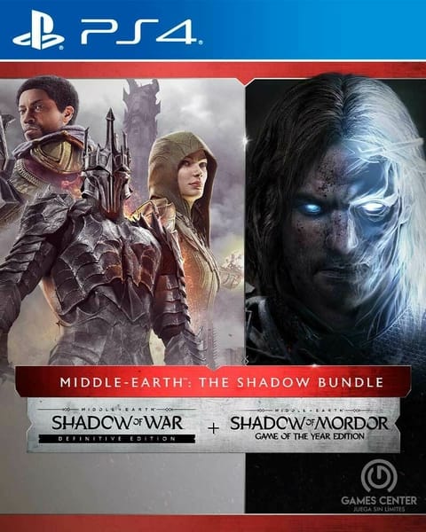 Middle earth The Shadow Bundle PS4 (SECUNDARIO)