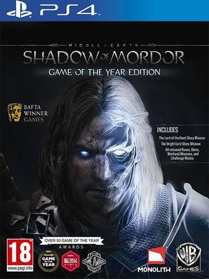 Middle earth Shadow of Mordor PS4 (SECUNDARIO)